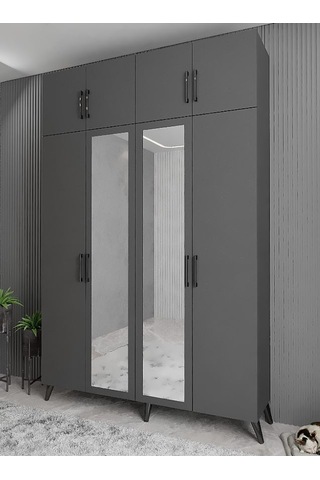 Açelya Portmanto Vestiyer Füme M8-160 cm