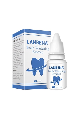 Lanbena Diş Parlatıcı Beyazlatıcı Solüsyon Diş Taşı ve Leke Temizleyici 10 ML
