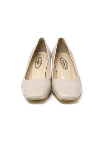 Topuklu Kadın Rc-4000 Deriden Krem Krem