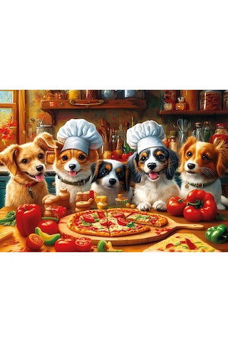 Ks Puzzle Çocuk P. Chef Dogs 100 Parça Puzzle 31501