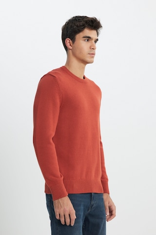 Regular Fit Normal Kesim Turuncu Triko Kazak L242474700 Turuncu