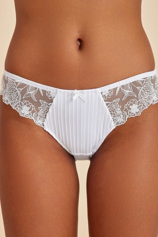 Amarelle Paris Ekru Dantelli Slip Külot Ekru