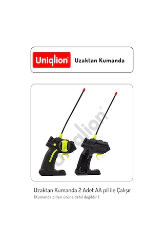 Uzaktan Kumandalı Işıklı Metal Arazi Aracı