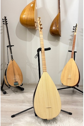 Kısa Sap Bağlama Seti Kılıf Yedek Tel Tezene Hediye