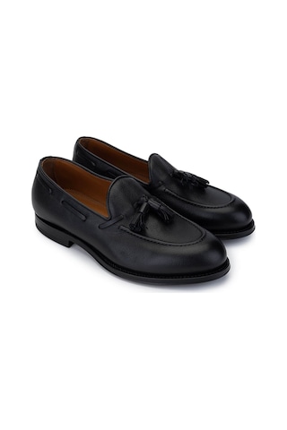 Franceschetti Erkek Hakiki Deri Siyah Loafer Ayakkabı 981 2366001 Erk Ayk Sk24-25 Nero Siyah