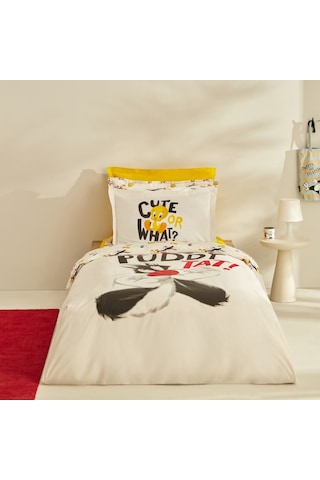 Karaca Home Looney Tunes Best Friends Tek Kişilik Nevresim Takımı Beyaz