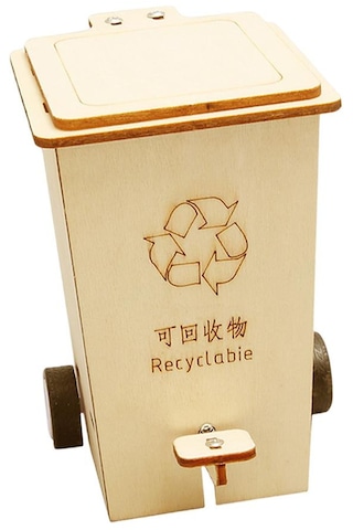 Homyl Flip Çöp Tenekesi Dıy 3d Geri-dönüştürülebilir