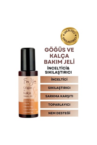 Sıkılaştırıcı, Toparlayıcı, Küçültmeye Yardımcı Göğüs Ve Kalça Bakım Jeli 100 Ml