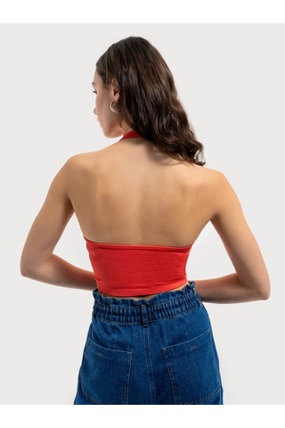 Fitted Kadın Top Mercan