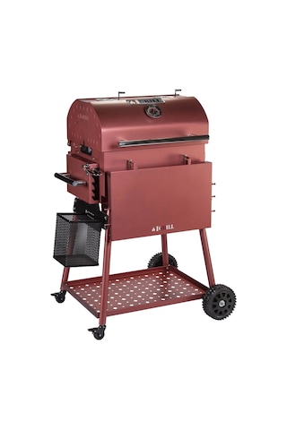 Igrıll Barbekü Hub 515 Mm Kömürlü Mangal Kırmızı