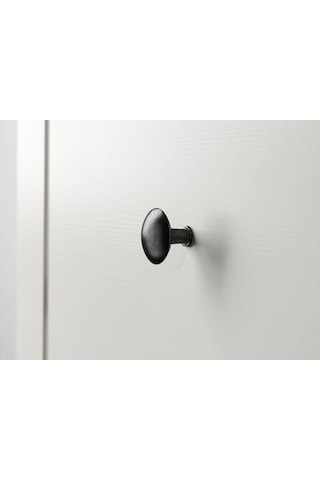 Komodin-şifonyer Hemnes Meridyendukkan Beyaz Vernik, 54x66 Cm 2 Çekmeceli