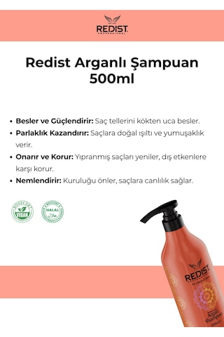 Redist Argan Şampuan 500 ML