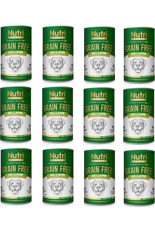 Nutri Canin Tahılsız %92 Kuzu Etli Konserve Yetişkin Köpek Maması 12 x 400 G