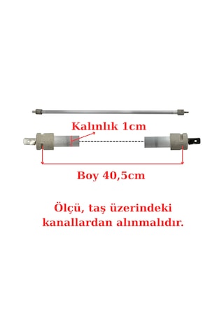 Cvs İle Uyumlu Dn 3028 Semeru Elektrikli Isıtıcı Soba Cam Montajlı Rezistans 2 Adet