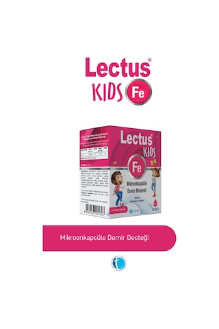Lectus Kids Mikroenkapsüle Demir Minerali 30 ml Damla