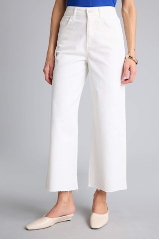 Defacto Culotte Yüksek Bel Geniş Paça Gabardin Pantolon C7535ax26smwt32 Beyaz-wt32