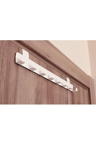 Risingmaber Metal Beyaz Amerikan Kapı Arkası Askılık Organizer Askılık Ve Banyo Kapı Arkası Askılık Mt60b Çok Renkli