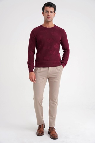 Efor Tr 884 Triko Comfort Bordo Bordo