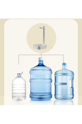 Flybuy Yystore Taşınabilir T336 Su Sebili Pompası Masaüstü Elektrikli Akıllı Xp Beyaz