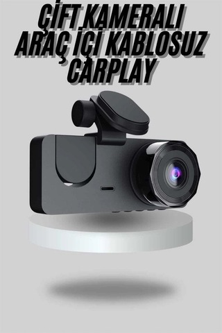 Hubrendy Araç İçi Dikiz Kamerası Sürüş Kaydedici 3 Lensli Dvr Kamera