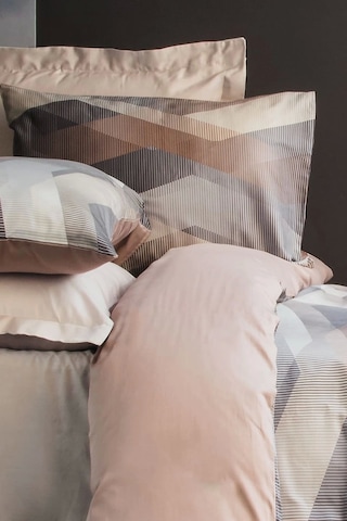 Helix Kahve 210 Tc 83 Tel Dijital Pamuk Saten Tek Kişilik Nevresim Takımı