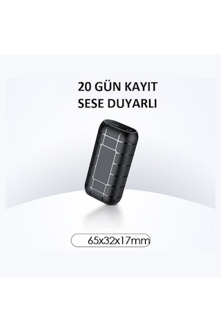 32 Gb Usb Ses Kayıt Dinleme Cihazı Tek Şarjla 20 Gün Kayıt Kulaklıkla Dinleme Uzun Kayıt