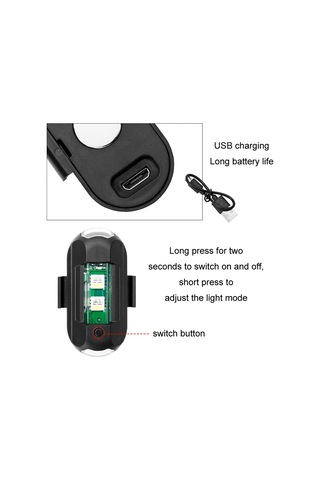 Titreşim Uzaktan Kumanda İndüksiyon Motosiklet Kablosuz Güçlü Manyetik Uyarı Flaş Işığı, Özellikler: 1 Işık Rc