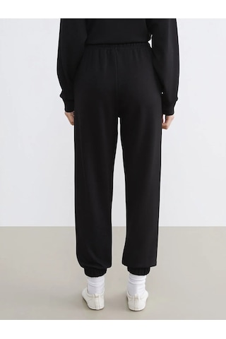 Lc Waikiki Siyah Soft Touch Kadın Jogger Eşofman Altı