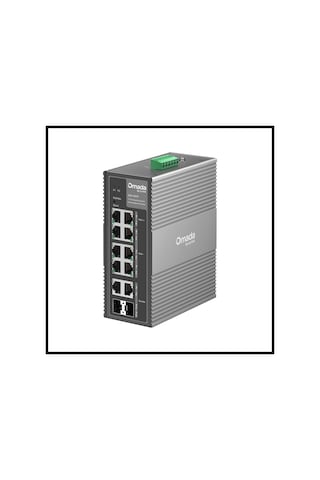 Omada Ies210gpp Industrial, 10 Port Gigabit, 6 Port Poe+, 2 Port Poe++, 2 Port Combo Sfp, 240w, Yöne