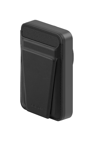 Magwallet Card 10.000 Mah 20w Type-c Ve 15w Kablosuz Şarj Ve Stantlı Magsafe Kartlıklı Hızlı Şarj Magsafe Powerbank Koyu Gri