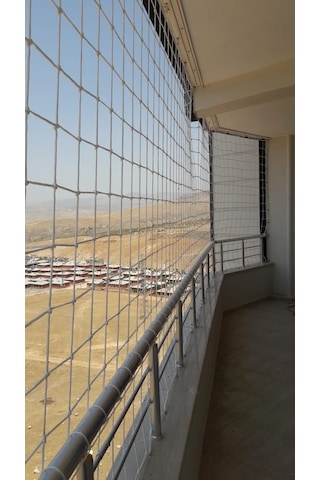 Balkon Koruma Filesi 6 Mm Ip Kalınlığı ,10 Cm E 10 Cm Göz Aralığı