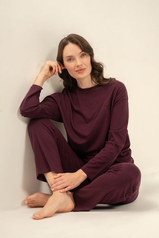 Pierre Cardin Kadın Mor Uzun Kol Pijama Takım Pc9304-s-v1 Pc9304-s-v1