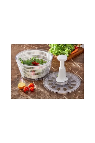 Salata Sebze Yıkayıcı Ve Kurutucu Basmalı, Evf5d5ltsbzkurutucubasmalı Çok Renkli