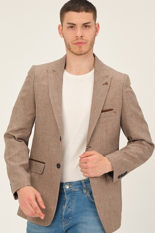 C9057 DEWBERRY ERKEK CEKET-KAHVE Kahverengi