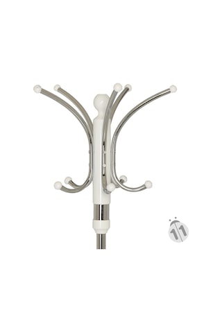 Demirelindirim Portmanto Ayaklı Askılık Beyaz -Palmiye Tasarım Imalattan Satış Beyaz