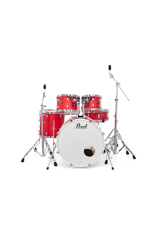 Pearl Dmp905/c899 Decade Maple Matte Racing Red 5 Parça 20b/10t/12t/14f/14s Aksamlı Akustik Davul Seti