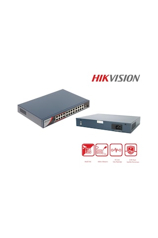 Hikvision Ds 3E0326P E/M B 24 Port Poe Switch