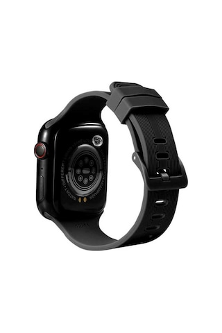 Watch Ultra 49mm Kordon Krd-23 Uyumlu Strap Kayış Lumena Siyah