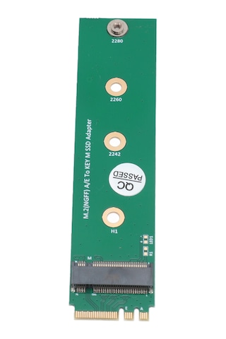Tenfowee M.2 A/e Key'den M Key'e Nvme Ssd Dönüştürücü Adaptörü - 2230/2242/2260/2280 M2 Ssd'yi Destekleyen Pcıe Tabanlı Çevirici Kart