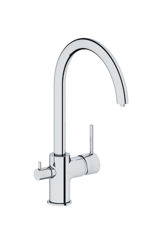 Aqua Bagno Adell Ronda Arıtma Çıkışlı 3/8 Mutfak Bataryası Krom