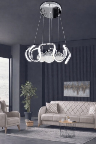 Arya Xl 3 Top Modern Sarıt Led Avize Çok Renkli