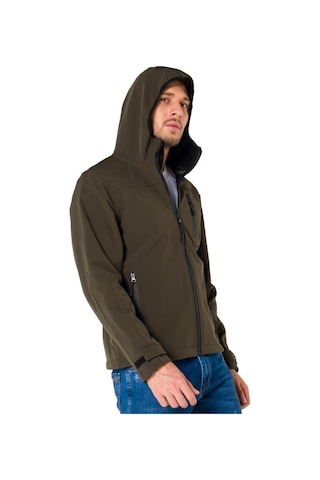 Endüstri Giyim Şensel, Softshell Mont, Haki -91E2525- Su Itici, Rüzgar Geçirmez Haki