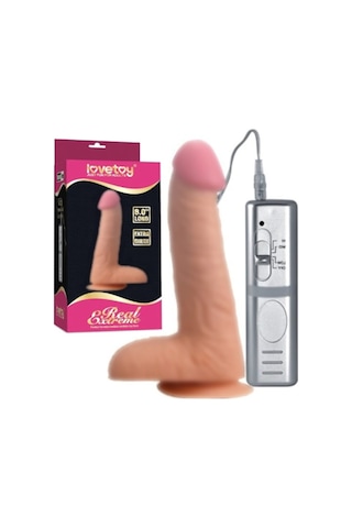 Truva Shop Lovetoy Yeni Nesil Titreşimli Realistik 20 Cm Vibratör Real Extrem Dildo