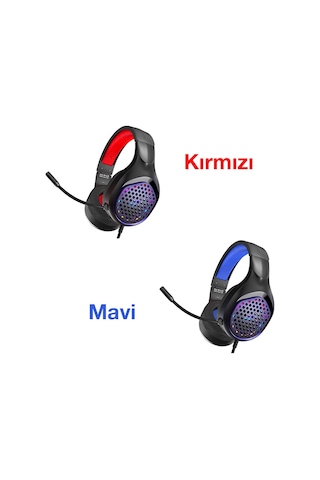 Xmowi R1 Mikrofonlu RGB Oyuncu Kulaklığı