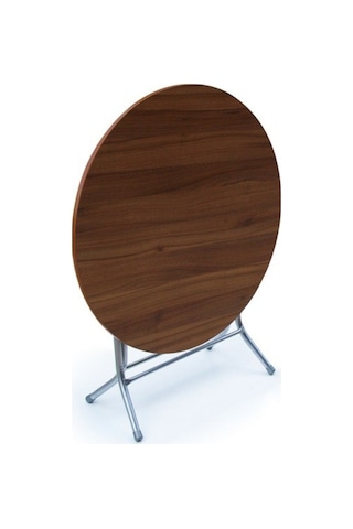 Sepettenevar Teknor 90 Cm Yuvarlak Katlanır Masa - Yemek Masası