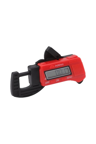 Mufunye Plastik Dijital Kalınlık Ölçer Mavi - 0-12.7mm Aralığı, 0.1mm Hassasiyet, Metrik/inç Dönüşümü, Otomatik Kapatma - Kağıt, Filim, Tel Ve更多üçün