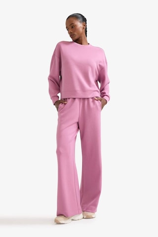 Defacto Defactofit Oversize Geniş Kalıp Bisiklet Yaka Modal Sporcu Sweatshirt E8954ax25aubr95 Bordo