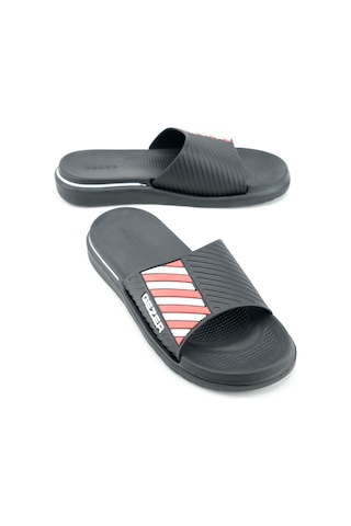 Gezer Yazlık Erkek Eva Ev Banyo Bahçe Havuz Plaj Terlik Siyah