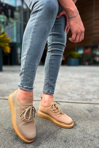 Ch307 - Rt Tricot Erkek Ayakkabı Taba Çok Renkli