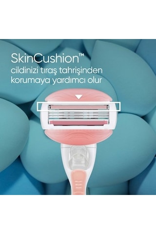 Gillette Venus Comfortglide Spa Breeze Kadın Tıraş Makinesi + 4 Adet Yedek Tıraş